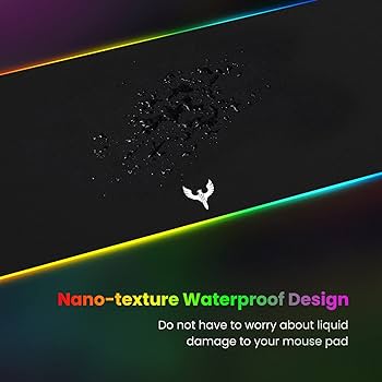 BladeHawks Extra Large RGB Gaming Mouse Pad-14 Light Modes, Extended Soft LED Mouse Pad, Anti-Slip Rubber Base, Computer Keyboard Mousepad Mat (31.5 x 12 Inch)