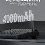 AULA F75 Pro Wireless Mechanical Keyboard,75% Hot Swappable Custom Keyboard with Knob,RGB Backlit,Pre-lubed Reaper Switches,Side Printed PBT Keycaps,2.4GHz/USB-C/BT5.0 Mechanical Gaming Keyboards