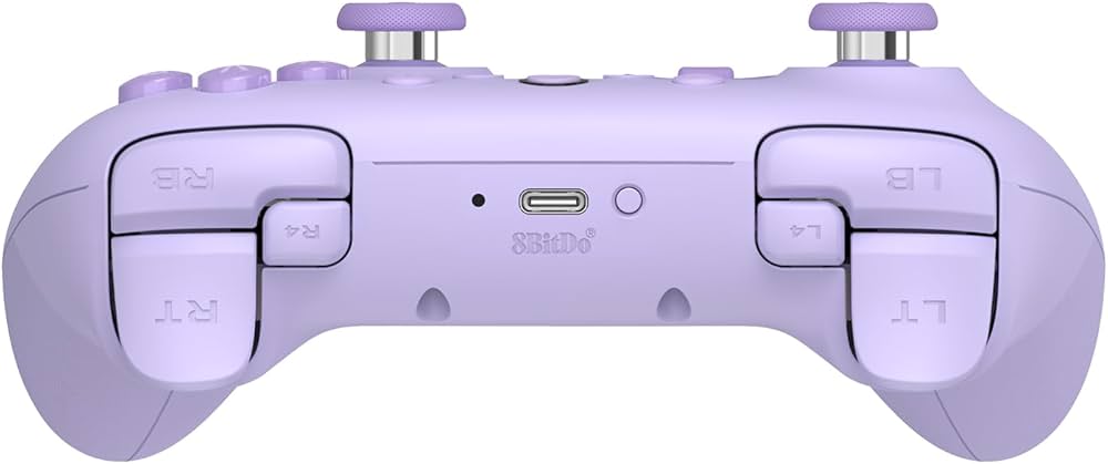 8BitDo Ultimate 2C Wireless Controller for Windows PC and Android, with 1000 Hz Polling Rate, Hall Effect Joysticks and Triggers, and Remappable L4/R4 Bumpers (Purple)