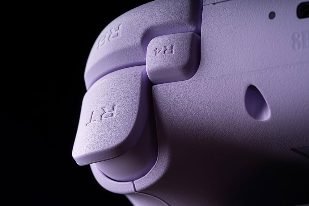 8BitDo Ultimate 2C Wireless Controller for Windows PC and Android, with 1000 Hz Polling Rate, Hall Effect Joysticks and Triggers, and Remappable L4/R4 Bumpers (Purple)