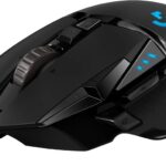 Logitech G502 Hero High Performance Wired Gaming Mouse, Hero 25K Sensor, 25,600 DPI, RGB, Adjustable Weights, 11 Buttons, On-Board Memory, PC/Mac