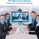 Webcam with Microphone & Privacy Cover, 1080P HD Web Computer Camera, USB Plug and Play Laptop PC Desktop Camera, Works with Zoom, Skype, Teams, Video Conferencing/Recording/Streaming