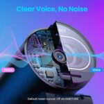 EMEET S600 4K Webcam for Streaming – Sony 1/2.55” Sensor, PDAF Autofocus, 1080P@60FPS, 2 Noise Reduction Mics, Built-in Privacy Cover, 73° FOV, Streaming Camera for Live Commerce/Gaming/Beauty