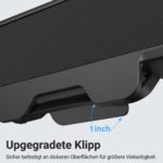 INGA Computer Speakers, USB Plug and Play Desktop Speakers, Easily Clamps to Monitor, PC Speaker with Loud Stereo Sound & Bass, Wired Computer Speakers for Study/Meeting, Compatible with MAC, Laptop