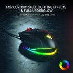 Razer Basilisk V3 Customizable Ergonomic Gaming Mouse: Fastest Gaming Mouse Switch – Chroma RGB Lighting – 26K DPI Optical Sensor – 11 Programmable Buttons – HyperScroll Tilt Wheel – Classic Black