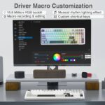 AULA F99 Wireless Mechanical Keyboard,Tri-Mode BT5.0/2.4GHz/USB-C Hot Swappable Custom Keyboard,Pre-lubed Linear Switches,RGB Backlit Computer Gaming Keyboards for PC/Tablet/PS/Xbox