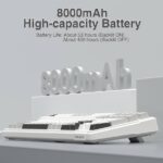 AULA F99 Wireless Mechanical Keyboard,Tri-Mode BT5.0/2.4GHz/USB-C Hot Swappable Custom Keyboard,Pre-lubed Linear Switches,RGB Backlit Computer Gaming Keyboards for PC/Tablet/PS/Xbox