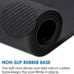 KTRIO Large Gaming Mouse Pad Desk Mat, Superior Micro-Weave Cloth for Precise Mouse Control, Non-Slip Rubber Base, Stitched Edges, Water-Resistant, for Gamer, Office & Home, 31.5″ x 11.8″ inches