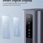 Baseus Docking Station, Spacemate(Win) 11 in 1, Triple Display, 4K HDMI and DP, 10Gbps USB A/C Ports, Gigabit Ethernet, 100W PD, Audio, Laptop Docking Station for Windows/Dell/HP/Lenovo/Asus/Acer/Mac