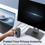 Baseus Docking Station, Spacemate(Win) 11 in 1, Triple Display, 4K HDMI and DP, 10Gbps USB A/C Ports, Gigabit Ethernet, 100W PD, Audio, Laptop Docking Station for Windows/Dell/HP/Lenovo/Asus/Acer/Mac