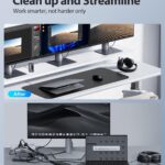 Baseus Docking Station, Spacemate(Win) 11 in 1, Triple Display, 4K HDMI and DP, 10Gbps USB A/C Ports, Gigabit Ethernet, 100W PD, Audio, Laptop Docking Station for Windows/Dell/HP/Lenovo/Asus/Acer/Mac