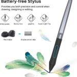 HUION Inspiroy H640P Drawing Tablet, 6×4 inch Digital Art with Battery-Free Stylus, 8192 Pen Pressure, 6 Hot Keys, Graphics Tablet for Drawing, Writing, Design, Teaching, Work with Mac, PC & Mobile