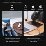 HUION Inspiroy H640P Drawing Tablet, 6×4 inch Digital Art with Battery-Free Stylus, 8192 Pen Pressure, 6 Hot Keys, Graphics Tablet for Drawing, Writing, Design, Teaching, Work with Mac, PC & Mobile