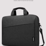 Lenovo Laptop Bag T210, Messenger Shoulder Bag for Laptop or Tablet, Sleek, Durable & Water-Repellent Fabric