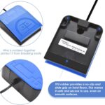 iKKEGOL 2023 Upgraded USB Foot Pedal Switch – Hands-Free Control PC Footswitch Customized Programmable Keyboard Mouse Hotkey for Gaming Transcription HID