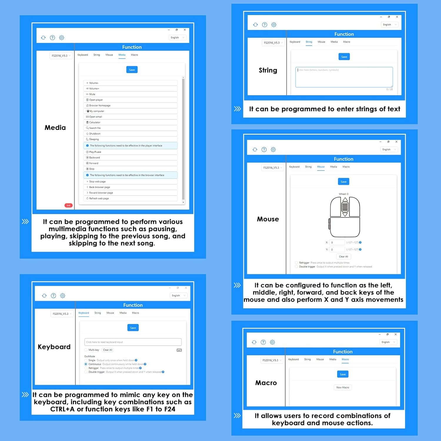 iKKEGOL 2023 Upgraded USB Foot Pedal Switch – Hands-Free Control PC Footswitch Customized Programmable Keyboard Mouse Hotkey for Gaming Transcription HID