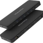 VisionTek VT4600DL Universal Dual 4K Docking Station 100W Charging (USB-A, USB-C)