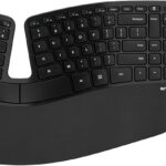 Incase Sculpt Ergonomic Keyboard – Designed by Microsoft – Split Keyset Design, Palm Rest, Contoured Layout, One-Touch Windows Button, AES 128-Bit Encryption, Includes Separate Number Pad – Black