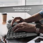 Incase Sculpt Ergonomic Keyboard – Designed by Microsoft – Split Keyset Design, Palm Rest, Contoured Layout, One-Touch Windows Button, AES 128-Bit Encryption, Includes Separate Number Pad – Black