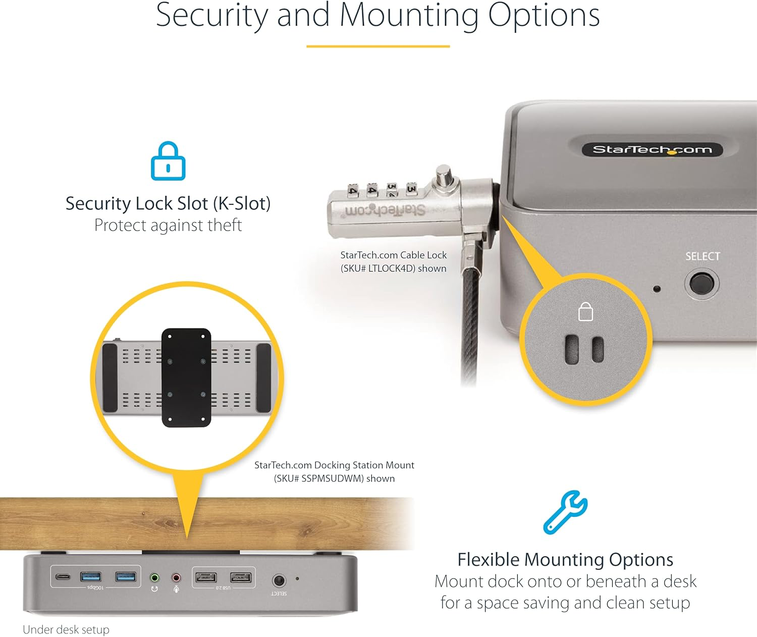 StarTech.com Dual-Laptop USB-C KVM Docking Station, Dual Monitor 4K 60Hz DisplayPort Dock, 5-Port USB Hub, GbE, 90W/45W Power Delivery to Two Laptops, Windows/Mac, 2-Host KVM Dock, TAA