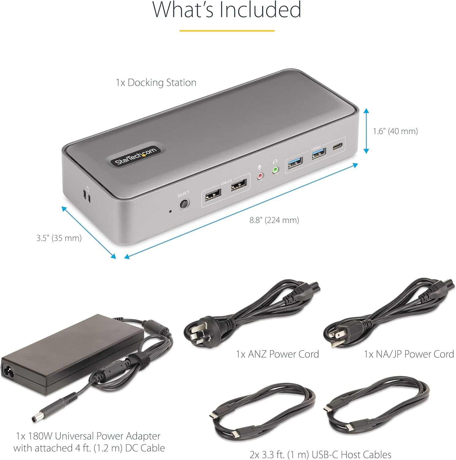 StarTech.com Dual-Laptop USB-C KVM Docking Station, Dual Monitor 4K 60Hz DisplayPort Dock, 5-Port USB Hub, GbE, 90W/45W Power Delivery to Two Laptops, Windows/Mac, 2-Host KVM Dock, TAA