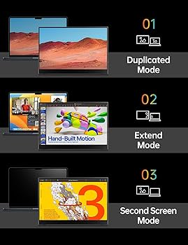 VILVA Portable-Monitor-for-Laptop – 15.6” 1080P FHD IPS Display USB-C HDMI Portable Monitor for Laptop with Cover and Speakers External Monitor for Laptop/PC/Mac/Phone/Xbox Switch/PS4/