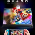 VILVA Portable-Monitor-for-Laptop – 15.6” 1080P FHD IPS Display USB-C HDMI Portable Monitor for Laptop with Cover and Speakers External Monitor for Laptop/PC/Mac/Phone/Xbox Switch/PS4/
