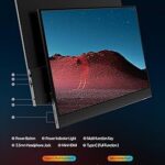 VILVA Portable-Monitor-for-Laptop – 15.6” 1080P FHD IPS Display USB-C HDMI Portable Monitor for Laptop with Cover and Speakers External Monitor for Laptop/PC/Mac/Phone/Xbox Switch/PS4/