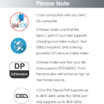 USB C Docking Station Dual HDMI, WAVLINK 4 Monitor Docking Station with Dual DP, Dual HDMI, 100W PD in, 5G Ethernet Port for Dell/HP/Lenovo etc, Windows Systerm Computer Only – Host USB3.2 Required