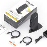 WAVLINK Universal Laptop Docking Station – Dual Monitor Support for Windows and Mac, 5K/Dual 4K@60Hz (2 HDMI, 2 DP, 3 USB, 2 USB-C, Ethernet, Audio&Mic)