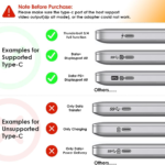 Laptop Docking Station, WAVLINK Quad Monitor Docking Station with Dual DP, HDMI, VGA, 100W PD in, 3* USB-A2.0 for Wireless Device, Compatible with Dell/HP/Lenovo etc, Windows Systerm Computer Only