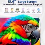 FOPO 15.6 Triple Laptop Screen Extender, Left Screen 360° Rotation Laptop Monitor Extender, Plug and Play Triplp Monitor for 13-17″ Laptops with USB-C/HDMI, for Windows/Mac(M1/M2/M3) Pro/Max – S10