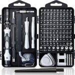 SHOWPIN 122 in 1 Precision Computer Screwdriver Kit, Laptop Screwdriver Sets with 101 Magnetic Drill Bits, Computer Accessories, Electronics Tool Kit Compatible for Tablet, PC, iPhone, PS4 Repair