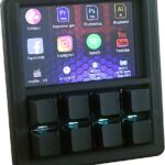 Mechanical Macropad with 3.5″ TFT Screen, 8 Programmable Keys, ESP32 Powered Custom Keyboard, Driver-Free HID for Streamers & Designers, Open Source 3D Printed Case