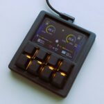 Mechanical Macropad with 3.5″ TFT Screen, 8 Programmable Keys, ESP32 Powered Custom Keyboard, Driver-Free HID for Streamers & Designers, Open Source 3D Printed Case