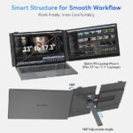 Blackview Laptop Screen Extender, 1.7lbs Ultra-Light & 0.17″ Ultra-Slim, 15.6″ FHD 1080P IPS Portable Laptop Monitor Extender,Travel Dual Monitor for 14-17″,Plug & Play for Windows/Mac/Android/Switch