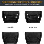 Cloud Alpha Buckles as Same as OEM Hinge Clamps Side Covers Parts Replacement for HyperX Cloud Alpha/Alpha S/Alpha Pro Wireless Gaming Headsets