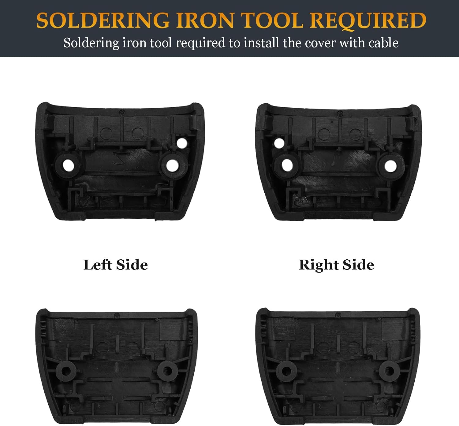 Cloud Alpha Buckles as Same as OEM Hinge Clamps Side Covers Parts Replacement for HyperX Cloud Alpha/Alpha S/Alpha Pro Wireless Gaming Headsets