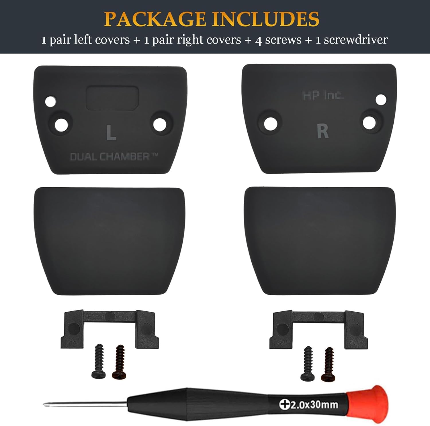 Cloud Alpha Buckles as Same as OEM Hinge Clamps Side Covers Parts Replacement for HyperX Cloud Alpha/Alpha S/Alpha Pro Wireless Gaming Headsets