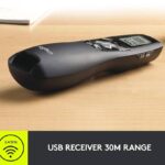 Logitech Wireless Presenter R800, PowerPoint Clicker with Green Laser Pointer, Wireless Presentation Clicker Remote