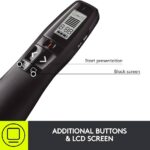 Logitech Wireless Presenter R800, PowerPoint Clicker with Green Laser Pointer, Wireless Presentation Clicker Remote