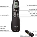 Logitech Wireless Presenter R800, PowerPoint Clicker with Green Laser Pointer, Wireless Presentation Clicker Remote