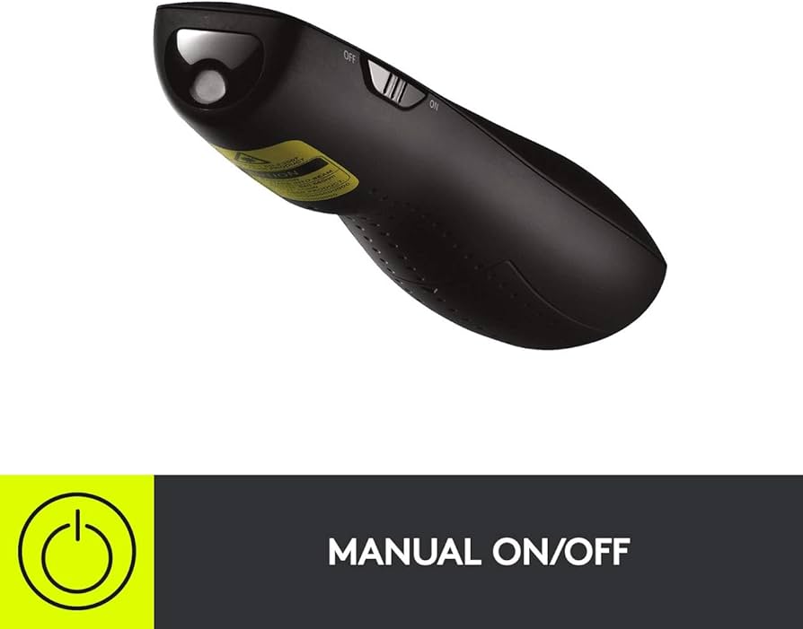 Logitech Wireless Presenter R800, PowerPoint Clicker with Green Laser Pointer, Wireless Presentation Clicker Remote