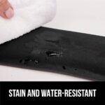 GORILLA GRIP Silky Memory Foam Wrist Rest for Computer Keyboard, Mouse, Ergonomic Design for Typing Pain Relief, Desk Pads Support Hand and Arm, Mousepad Rests, Stain Resistant, 2 Piece Pad, Black