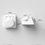 Hagibis Knob USB C Hub with Shortcut Buttons, RGB Type-C Docking Station with 5Gbps USB-C, 2 USB3.0, 3.5mm Jack, SD/Micro SD3.0, USB2.0 for MacBook iPad Pro Laptop (White AG)