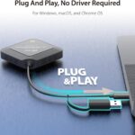 j5create Wireless Extender for USB Webcam, Microphones, or Speakers, Ideal for Streaming & Conferencing, No USB Mouse/Keyboard Compatibility (JVW120)