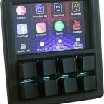Mechanical Macropad with 3.5″ TFT Screen, 8 Programmable Keys, ESP32 Powered Custom Keyboard, Driver-Free HID for Streamers & Designers, Open Source 3D Printed Case