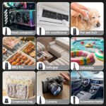 Compressed Air Duster Keyboard Cleaner – Electric Air Blower Cleaning Kit 150,000 RPM Mini Blower Spray to Dust Off Car, PC, Keyboard, Vacuum (Green)