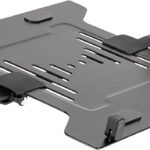 StarTech.com VESA Laptop Tray – Adjustable Monitor Arm Laptop Tray Secures Notebooks (4.5kg / 9.9lb) – 75×75 & 100×100 VESA Mount Holes – Ventilated – for Monitor Desk Mounts/Stands (Laptop-ARM-Tray)