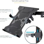 StarTech.com VESA Laptop Tray – Adjustable Monitor Arm Laptop Tray Secures Notebooks (4.5kg / 9.9lb) – 75×75 & 100×100 VESA Mount Holes – Ventilated – for Monitor Desk Mounts/Stands (Laptop-ARM-Tray)